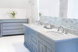 Buy products such as kleankin bathroom cabinet with drawer and shelf, toilet vanity cabinet for toilet paper, towels or shampoo, grey at walmart and save. Blue Gray Paint Colors Contemporary Bathroom Benjamin Moore Eclipse Cory Connor Design