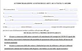 Zona gialla o zona arancione? Nuovo Dpcm Zona Rossa Arancione E Gialla Quando Serve L Autocertificazione Il Modulo Pdf Orizzonte Scuola Notizie