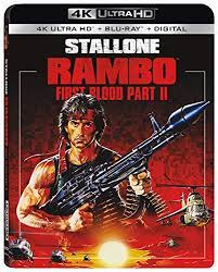 The direction is dynamic, the cutting has verve. Rambo First Blood Part Ii 4k Ultra Hd Blu Ray Digital Amazon De Sylvester Stallone Richard Crenna Charles Napier Steven Berkoff Julia Nickson Martin Kove George Cheung Andy Wood William Ghent Voyo
