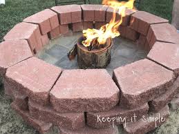 Brick paver fire pit plans. How To Build A Diy Fire Pit For Only 60 Keeping It Simple