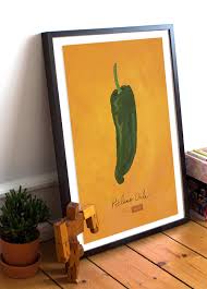 The following examples of images for you. Poblano Chili Pepper Kitchen Print Giclee Original Art Cotton Canvas Paper Canvas Mexican Rustic Chile Theme Home Decor Welovecmyk
