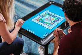 Outwit with a physics game, wreck building demolition games, solve maps, assemble puzzles and more! Touchscreen Table Packs Dozens Of Digital Board Games And Puzzles
