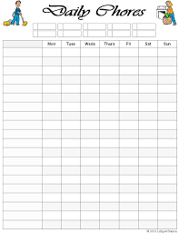 Lilliput Station Chore Charts For Large Families Free