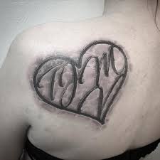 Using initials in a heartbeat tattoo is a great way to represent love. 60 Charming Initial Tattoo Designs Keep A Loved One Closer