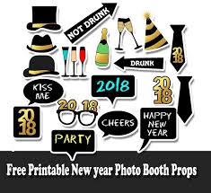 60th Birthday Photo Booth Props Free Printable Free Printable New Year 2018 Photo Booth Props New Year Props Graduation Photo Booth Props Booth Props