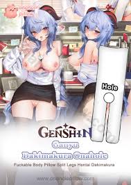Ganyu Split Leg Fuckable Waifu Body Pillows | Genshin Impact Body Pillow  Porn