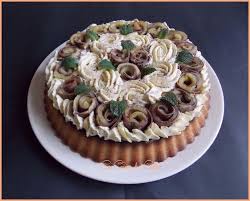 Gateau A La Creme Roses De Crepes Fourrees Aux Pommes Sans Sucre Raffine Faible En Mg Sans Lacto Creme Pour Gateau Recette Patisserie Cuisiner Healthy