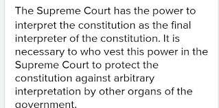 The supreme court exercises control over the activities of lower courts and provides them with clarifications on issues of judicial practice in order justice is administered in the russian federation only by the courts. Explain Briefly The Powers And Functions Of Supreme Court Brainly In