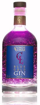 Gin Conde Lumar Blue Gold Gin Marken Gin Flasche Gin