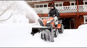 how to attach tractor mounted snow thrower craftsman