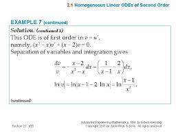 For short, omitting the argument of. Part A Ordinary Differential Equations Odes Part A