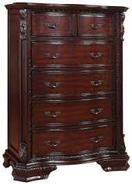 1 x oval table 6 x wooden chair n.b.: Crown Mark Furniture Sheffield 6 Drawer Chest In Dark Cherry B1100 4