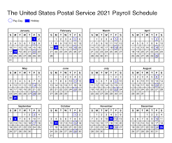 This website shows every (annual) calendar including 2021, 2022 and 2023. Paydays Usps News Link