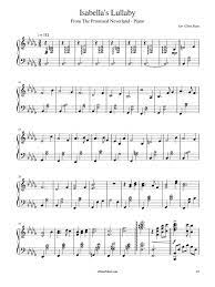 Isabella S Lullaby Piano Piano Songs Sheet Music Sheet Music Piano Sheet Music