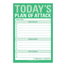 Knock Knock Today S Plan Of Attack Great Big Stickies Knock Knock 9781601067753 Amazon Com Books How To Plan Small Sticky Note Book Box
