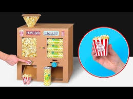 Du Carton Du Popcorn Du Soda Des Films Cinema A La Maison Youtube Selbermachen Basteln Bastelprojekte