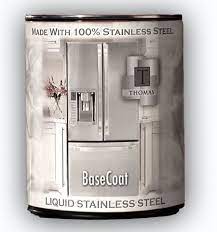 The stainless steel design means that water won't harm it as it is 100% rustproof. Thomas Liquid Stainless Steel Paint Now I Can Get My Stainless Steel Counters For A Stainless Steel Paint Liquid Stainless Steel Paint Painting Appliances