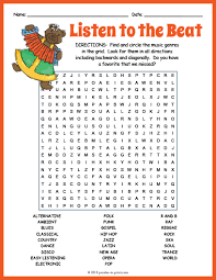 Maybe you would like to learn more about one of these? Music Genres Word Search