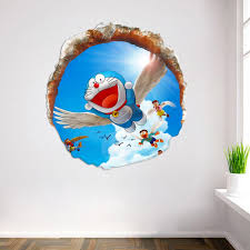Berikut adalah galeri foto doraemon keren dengan aneka cosplay costum yang kere dan elegan. Through A Wall Breakthrough The Wall 3d Doraemon Wall Sticker Mural Decals Decor Free Shipping B449 Wall Stickers Aliexpress