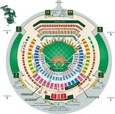 Oakland Coliseum Printable Seating Chart Seating Charts