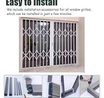 Amazon.com: Outdoor Window Grille Security Bars, Commercial ...