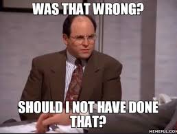 Chris Easlick on X: At some point we're going to find out George Costanza  was the ring leader in this Michigan story. https://t.co/Zyap8VY72V / X