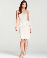Whether they're dressed down or dressed up, our plushest sweaters always feel just right. Ann Taylor S Chic New Wedding Collection Bridal Musings Lace Peplum Dress Little White Dresses Preppy Bridesmaids Dresses