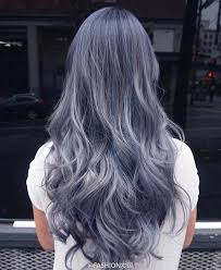 The acidity of vinegar helps to fade out the dye color effectively. Ash Gray Blue Hair Dye Novocom Top