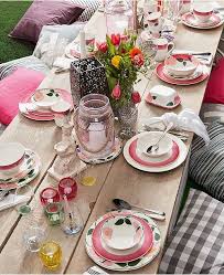 Villeroy Boch Rose Sauvage Dinnerware Collection Reviews Dinnerware Dining Macy S In 2020 Easter Table Decorations Centerpieces Shabby Chic Table Settings Brunch Table Setting