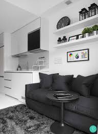 6 Stunning Homes In Black And White Theme Monochrome Living Room Purple Living Room Living Room Loft