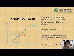 Check spelling or type a new query. Metode Numerik Interpolasi Linear Bersama Rais Supriyanto Youtube