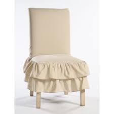 Searchi dining room chair covers set of 2, stretch parsons chair slipcovers super fit spandex removable washable kitchen chair protector cover for dining room, hotel, ceremony （beige）. Dining Room Chairs Slipcovers Brylane Home
