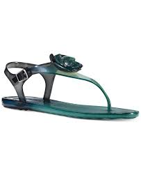 Coach Multi Color Tea Rose Jelly Sandals Reviews Sandals Shoes Macy S