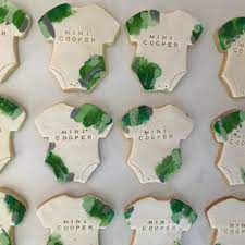 If you know the gender of the baby, then you can customize the cookies for boys and girls. Baby Shower Onesie Cookies Sweetly Baked Perth