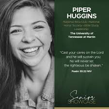 Introducing Piper Huggins, Silverdale Class of 2020! 🎓 #SBAco20  #WeAreSilverdale #SBAtwenty @ Silverdale Baptist Academy