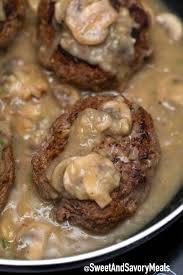 The best recipes with photos to choose an easy hamburger and steak recipe. Hamburger Steak With Mushroom Gravy Sweet And Savory Meals