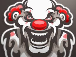 Mad Clown Premade Mascot Logo Game Logo Design Mascot Game Logo