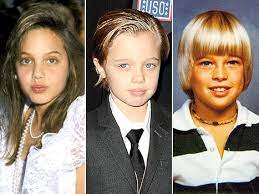Can T Decide Does Shiloh Jolie Pitt Look More Like Young Angie Or Brad Jolie Pitt Shiloh Jolie Brad Pitt