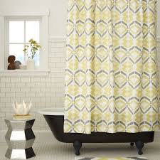 Tali Printed Shower Curtain Designer Shower Curtains Gray Shower Curtains Bathroom Shower Curtains