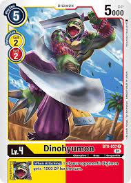 Digimon New Awakening Single Card Uncommon Dinohyumon BT8-037 - ToyWiz