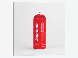 Brandalism Supreme Spray Paint Can Canvas Wal Antonio Brasko Icanvas