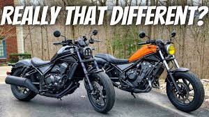 Rebel 500 Vs Rebel 1100 The Ultimate Side By Side Comparison Youtube