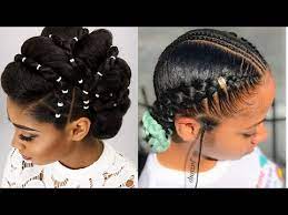 Another way how to pack hair of medium length is to make a beautiful pigtail into a bundle. Ponytail Packing Gel Hairstyles You Need To Try Out Quick Easy Protective Hairstyles Must Watch Youtube