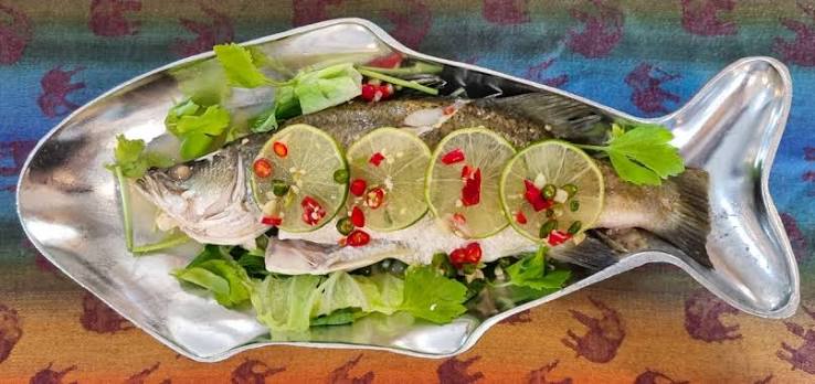 Steamed Sea Bass with Lime