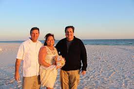 Rev Steve Durkac Officiating Beach Wedding In Fort Morgan Alabama Pensacola Beach Gulf Coast Beaches Biloxi