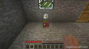 How To Make A Potted Plant In Minecraft Minecraft Tutorial Minecraft Plants