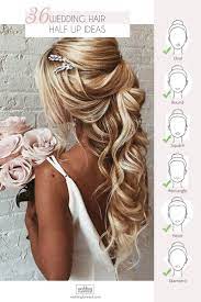 45 Perfect Half Up Half Down Wedding Hairstyles Wedding Forward Half Up Wedding Hair Soft Wedding Hair Wedding Hair Half