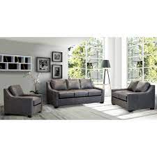 Maybe you would like to learn more about one of these? Idris Distressed Grey Top Grain Leather Sofa Loveseat And Chair Overstock 29738510