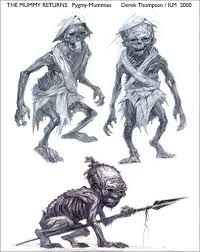 Pygmies Of Ahm Shere Monster Concept Art Creature Concept Art Conceptual Sketches