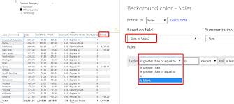 Please select the alternating rows option from the as you can see from the screenshot below, we changed the font color to white, background color to green. Solved How To Set Background Color Microsoft Power Bi Community